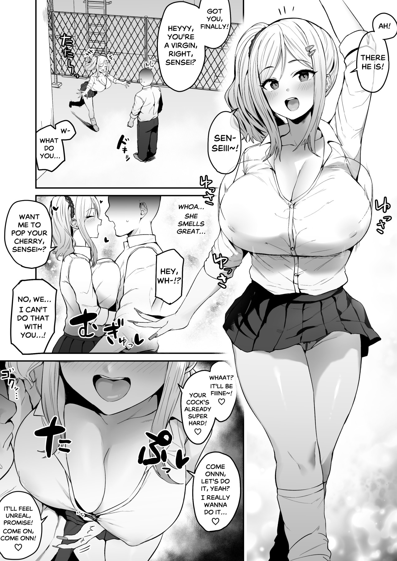 Hentai Manga Comic-Down Bad for a Gyaru-Read-1